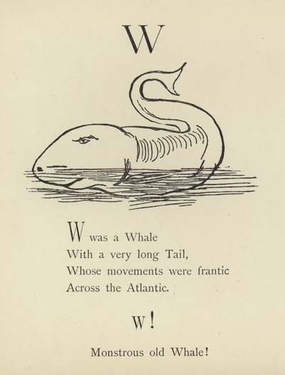 La letra W de Edward Lear
